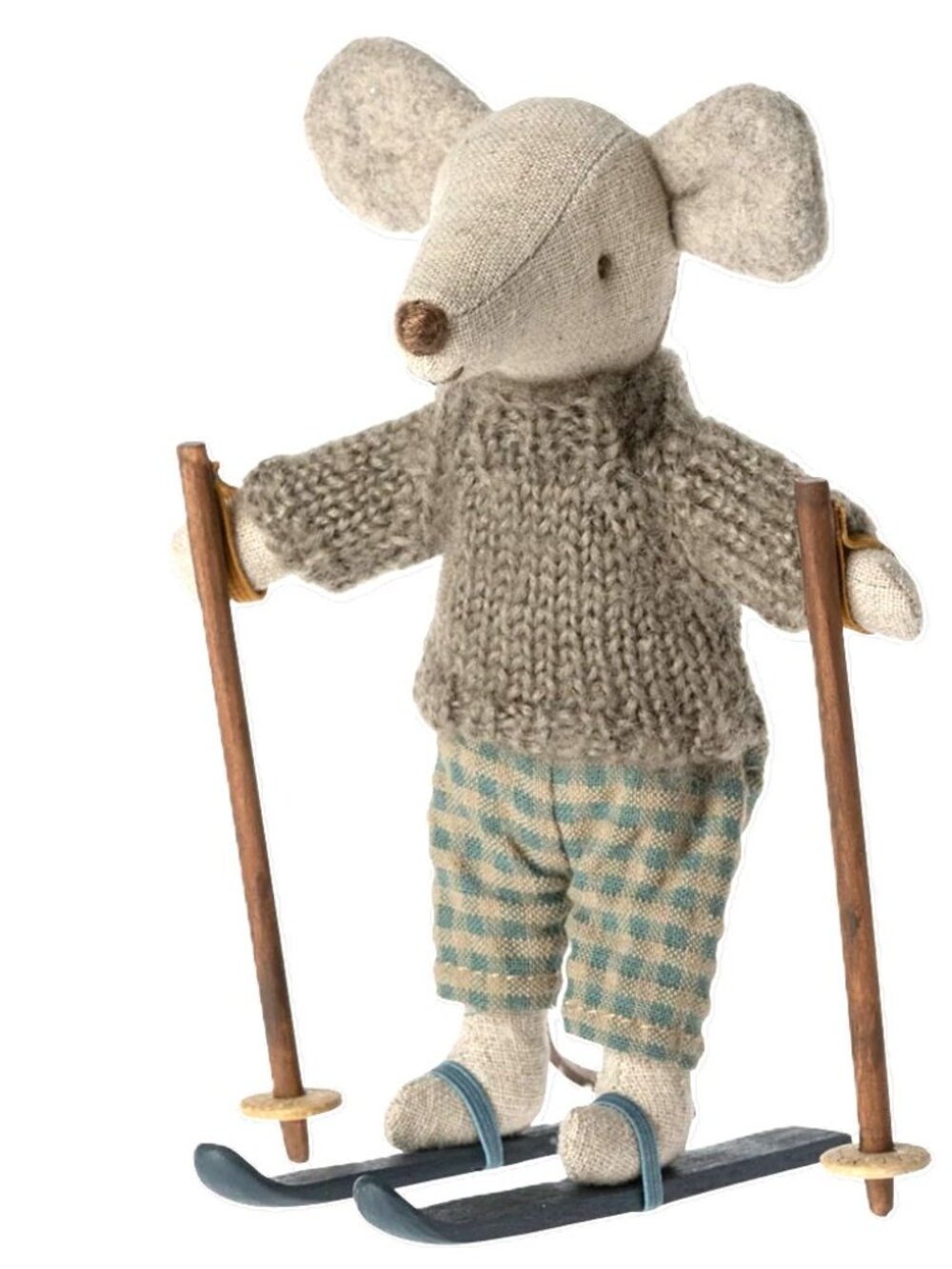 Maileg Winter Mouse with Ski Set - Big Brother  [BRAND NEW]